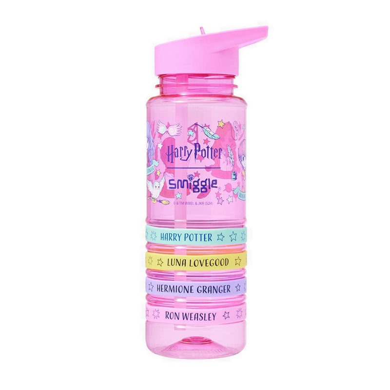 Smiggle Harry Potter Plastic Drink Bottle 750ML - IGL455671PNK