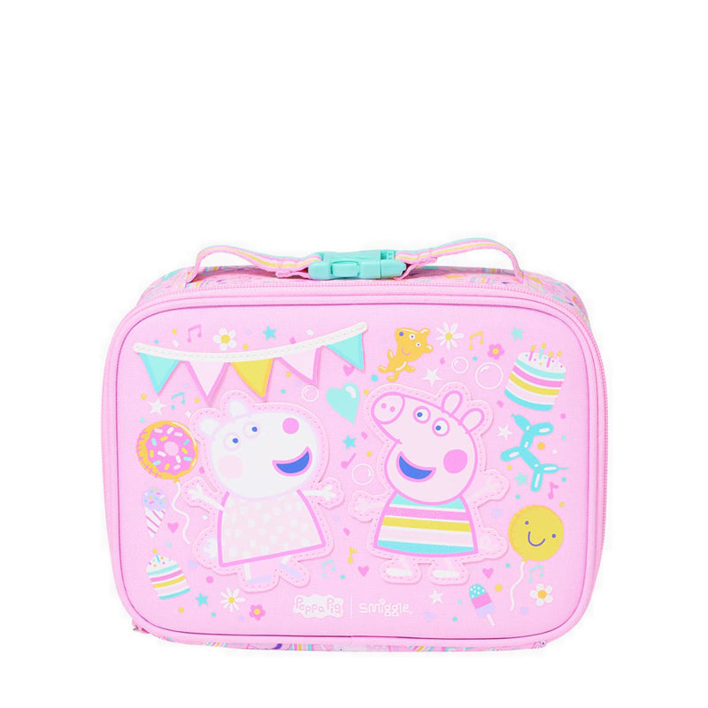 Smiggle Peppa Pig Teeny Tiny Square Lunchbox - IGL455683PNK