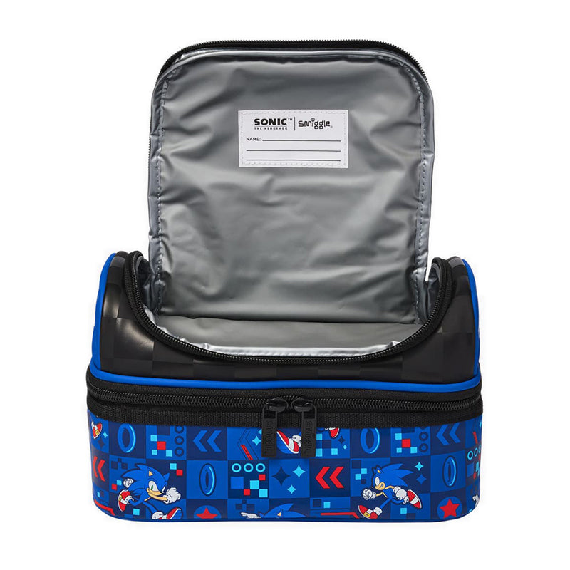 Smiggle Sonic The Hedgehog Double Decker Lunchbox - IGL455899CBL