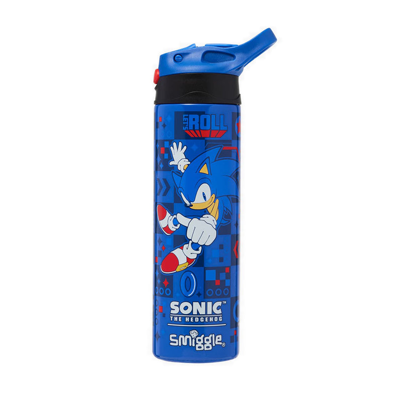 Smiggle Sonic The Hedgehog Insulated Steel Bottle 520Ml - IGL456003CBL