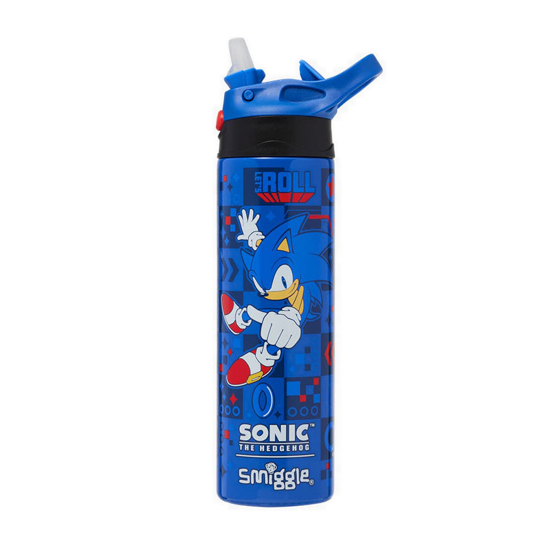 Smiggle Sonic The Hedgehog Insulated Steel Bottle 520Ml - IGL456003CBL