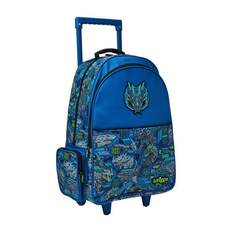 Smiggle All Start Light up Trolley Backpack - IGL456169NAV