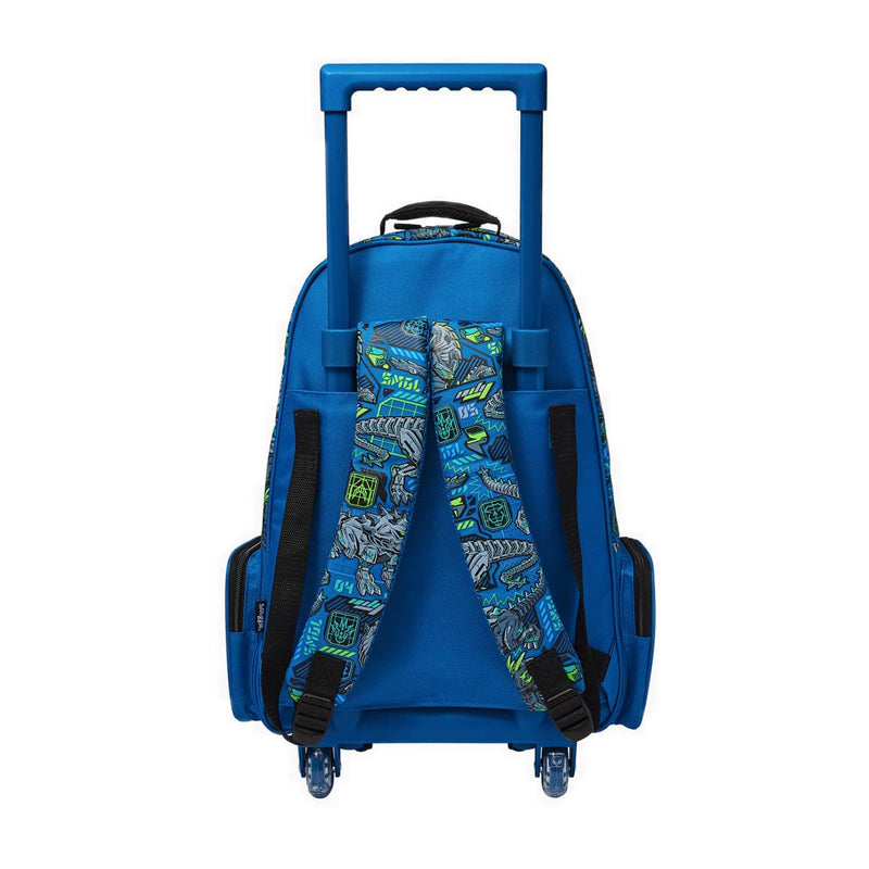Smiggle All Start Light up Trolley Backpack - IGL456169NAV