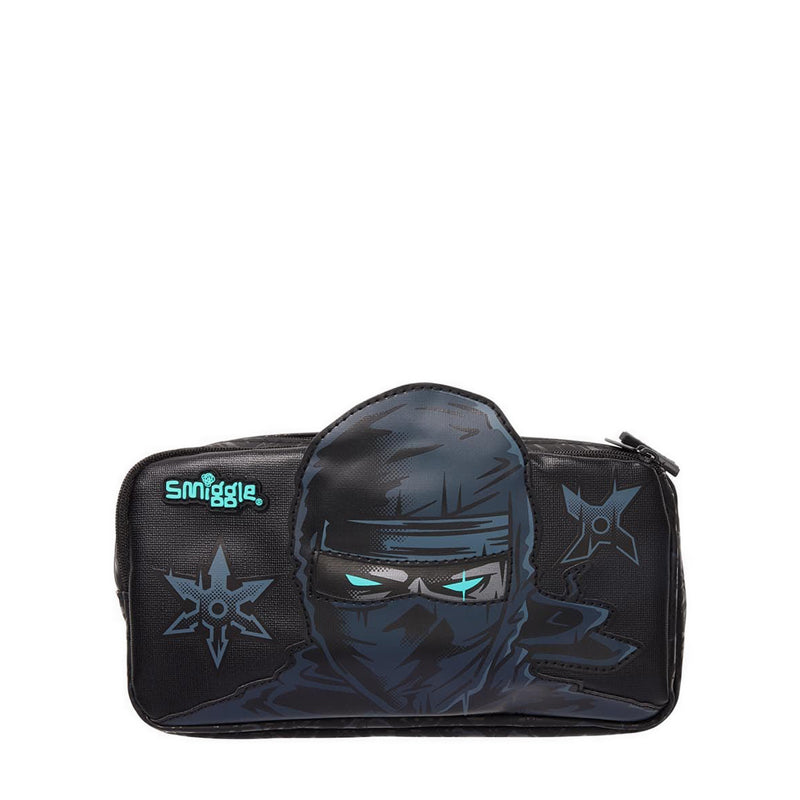 Smiggle All Stars pocket charatcer pencil case - IGL456171BLK