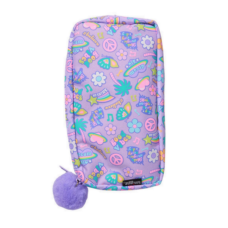 Smiggle All Stars pocket charatcer pencil case - IGL456171LIL