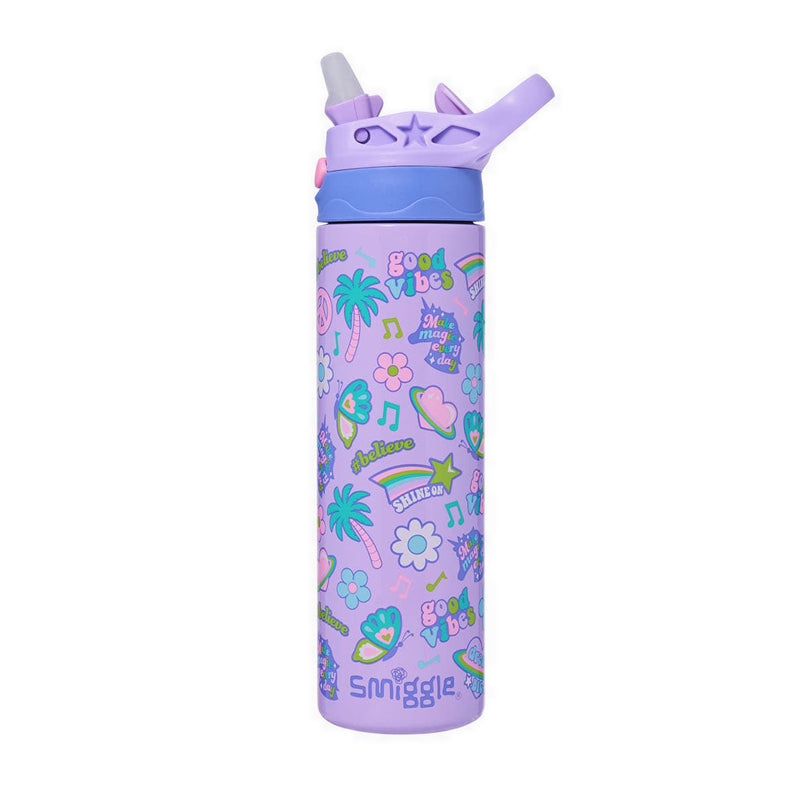 Smiggle All Stars Stainless Steel Drink Bottle 520Ml - IGL456173LIL