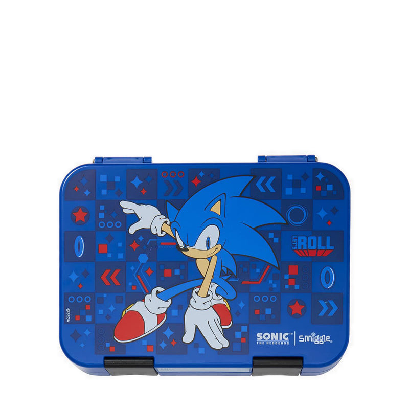 Smiggle Sonic The Hedgehog Medium Bento Lunchbox - IGL456372CBL