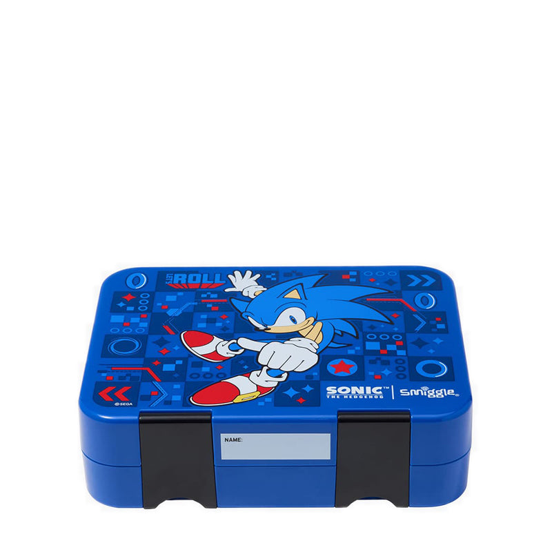 Smiggle Sonic The Hedgehog Medium Bento Lunchbox - IGL456372CBL