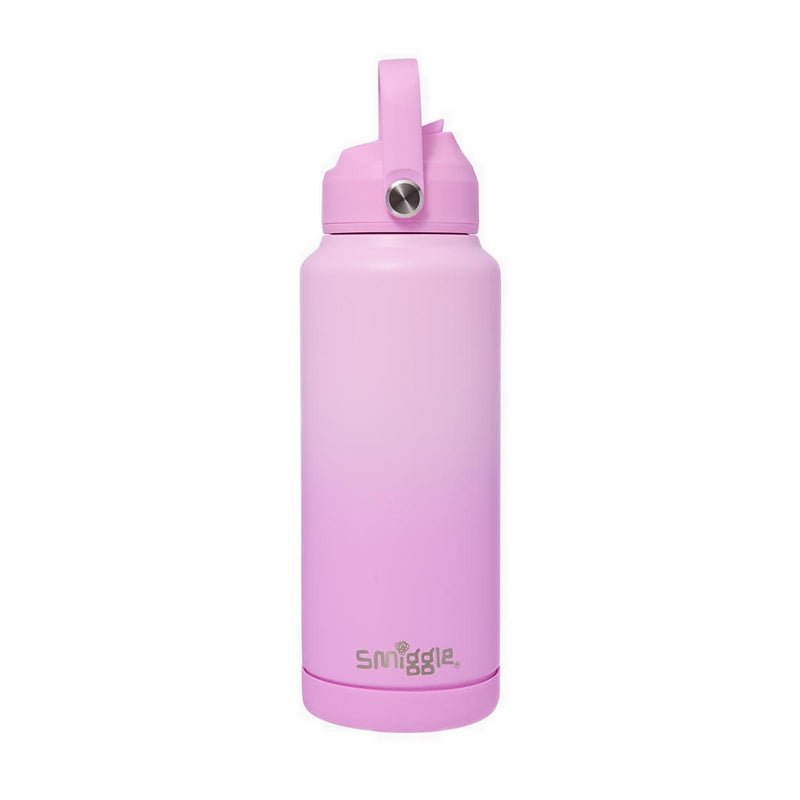 Smiggle Squiggle Insulated Steel Drink Bottle 1L - IGL456567PNK