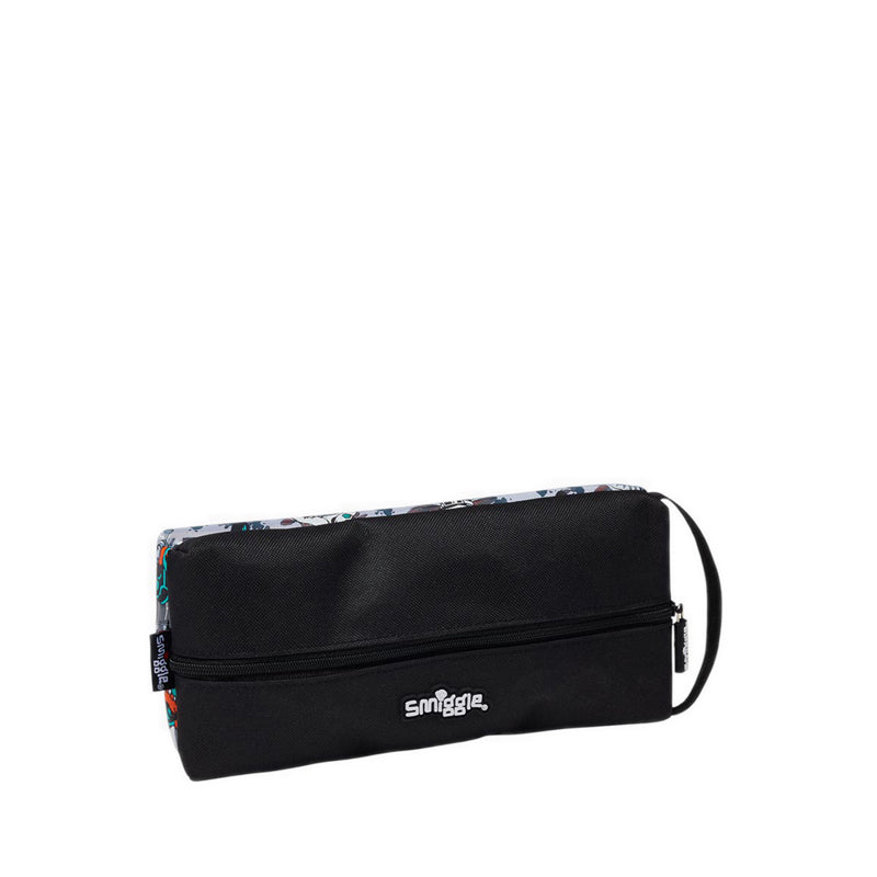 Smiggle Pencil Case Flip Zip Adventurous - IGL456994BLK