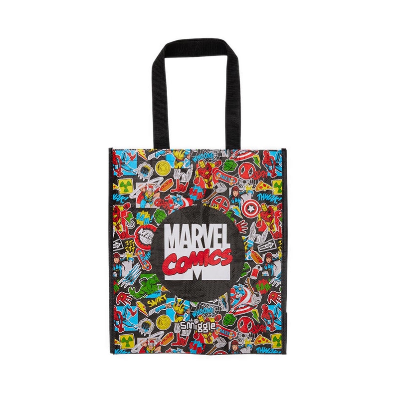 Smiggle MARVEL Medium Reuse Me Bag - IGL457419BLK