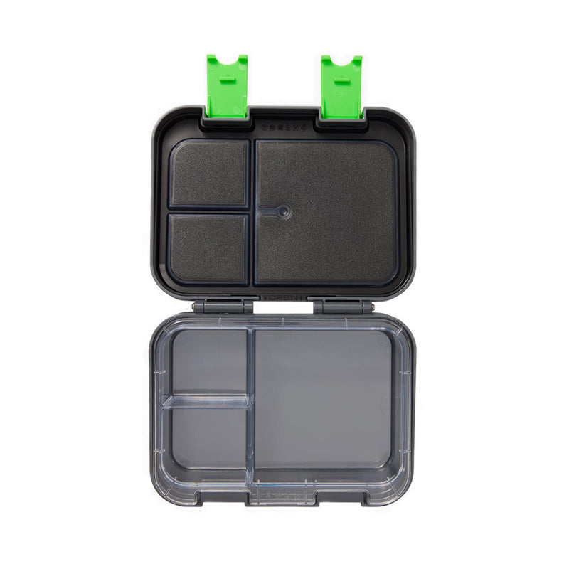 Smiggle Smiggler 4 Small Happy Bento Lunchbox - IGL457449BLK