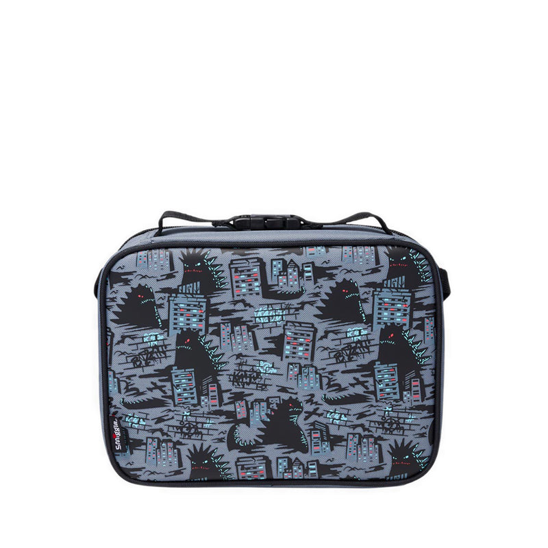 Smiggle Bright Eyes Oblong Attach Lunchbox - IGL457462GRY