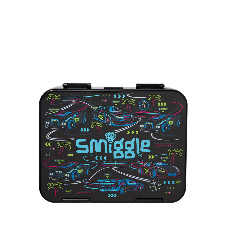 Smiggle Bright Eyes Large Bento Lunchbox - IGL457463BLK