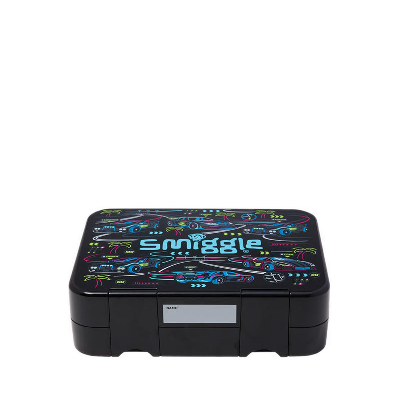 Smiggle Bright Eyes Large Bento Lunchbox - IGL457463BLK