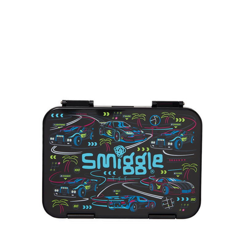 Smiggle Bright Eyes Medium Bento Lunchbox - IGL457477BLK