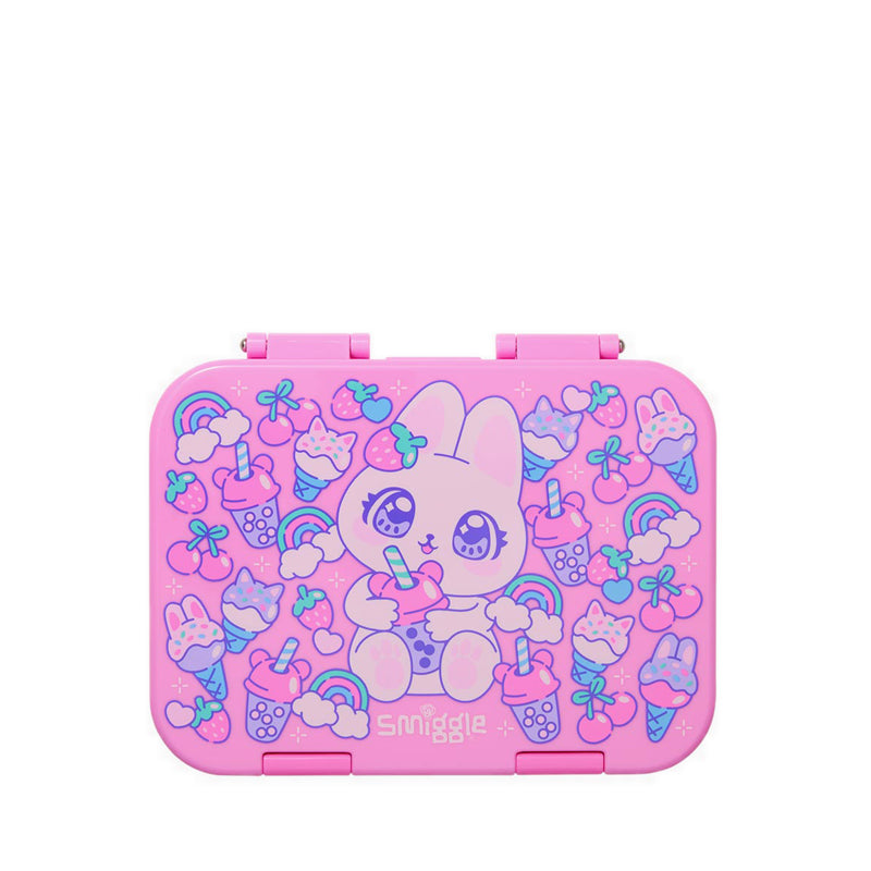 Smiggle Bright Eyes Small Bento Lunchbox - IGL457478PNK