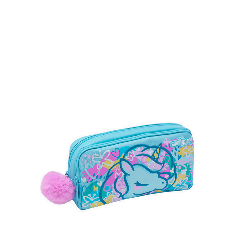 Smiggle Bright Eyes Pocket Character Pencil Case - IGL457541MIN