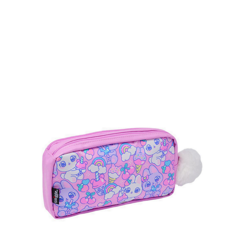Smiggle Bright Eyes Pocket Character Pencil Case - IGL457541PNK