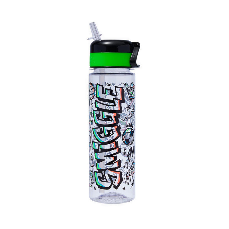 Smiggle Smiggler 4 Hydrate Plastic bottle 650ML - IGL457576BLK
