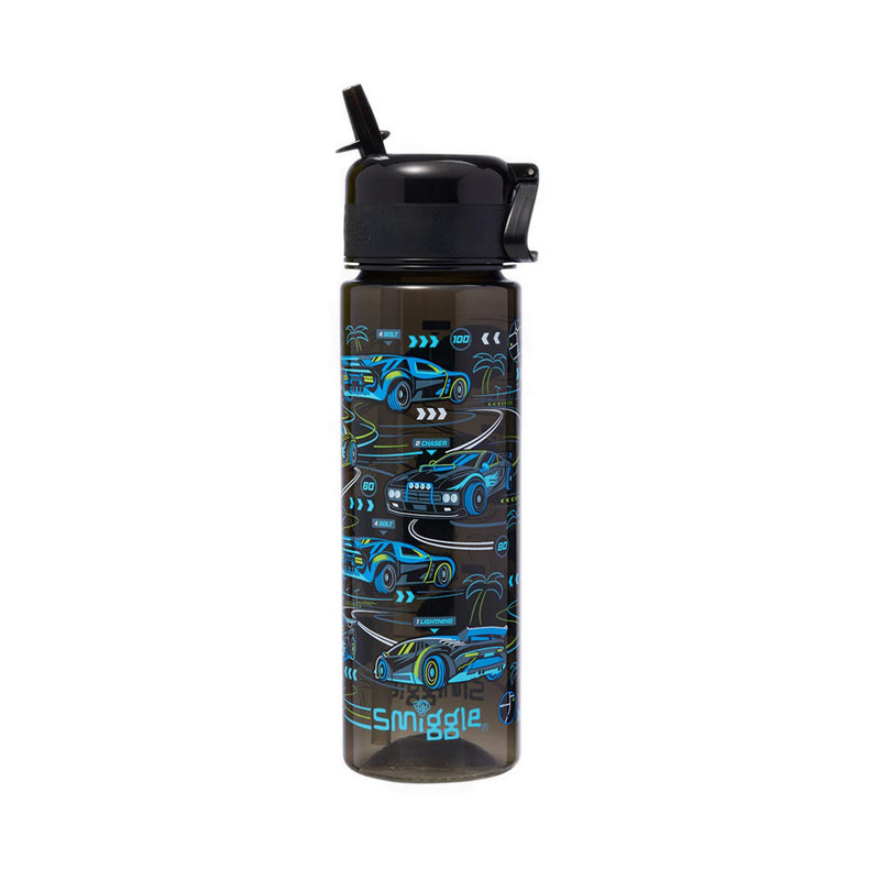 Smiggle Bright Eyes Hydrate Plastic Drink Bottle 650Ml - IGL457627BLK