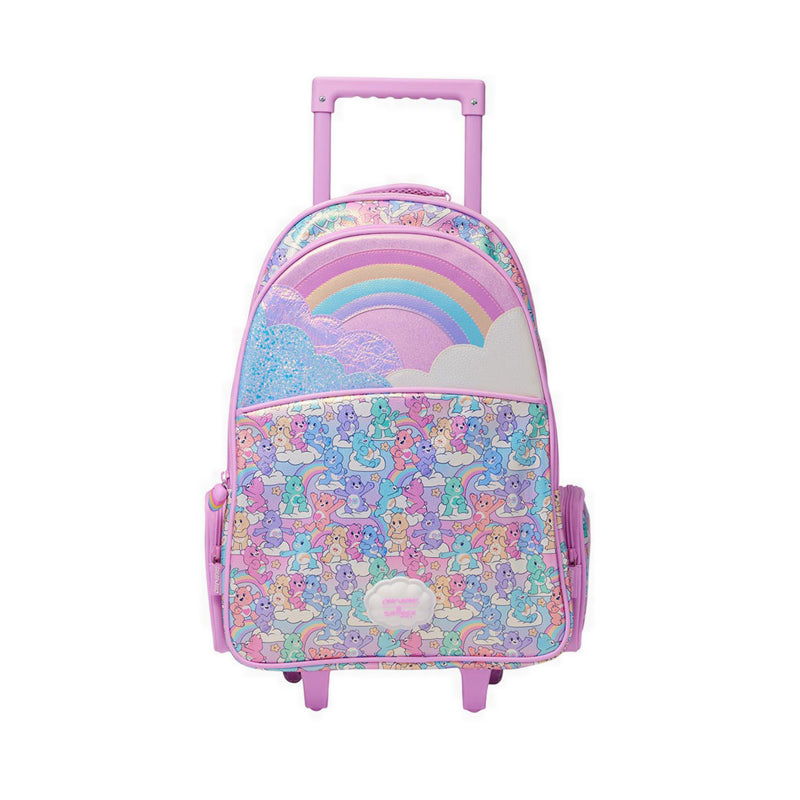 Smiggle Care Bears Trolley Backpack with Light Up Wheels - IGL457638MIX