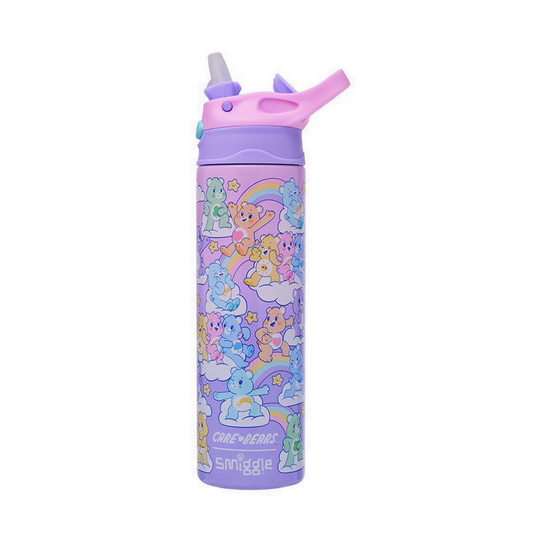 Smiggle Care Bears Insulated Stainless Steel Flip Drink Bottle 520Ml - IGL457651MIX
