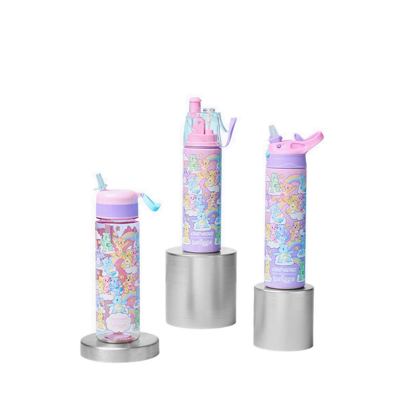 Smiggle Care Bears Spritz Insulated Steel Drink Bottle 500Ml - IGL457653MIX