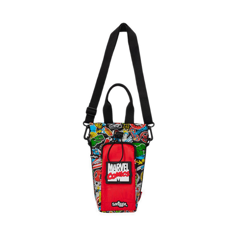 Smiggle Marvel bottle holder with strap - IGL457717BLK