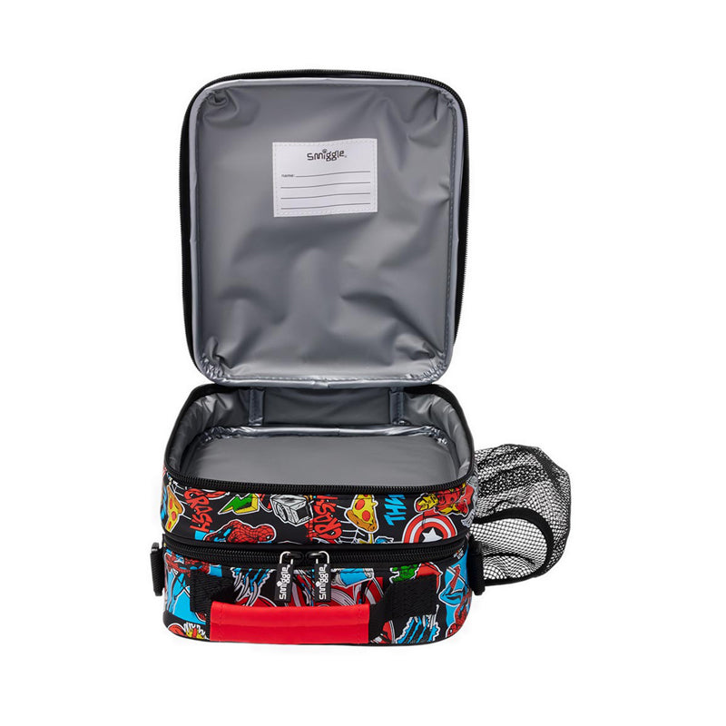 Smiggle Marvel Hardtop Lunchbox With Strap - IGL457781BLK
