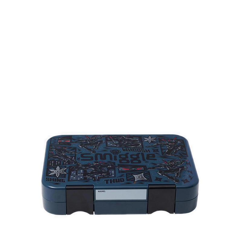 Smiggle Realm Medium Bento Lunchbox - IGL458068BLK