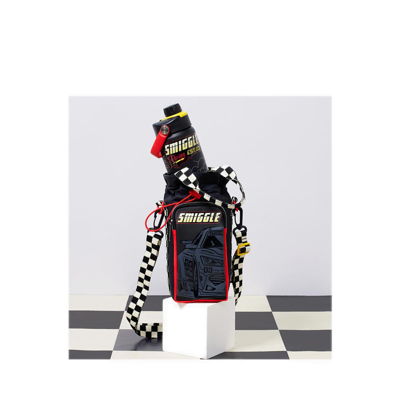 Smiggle Pitstop Bottle Bag with Strap - IGL459033BLK