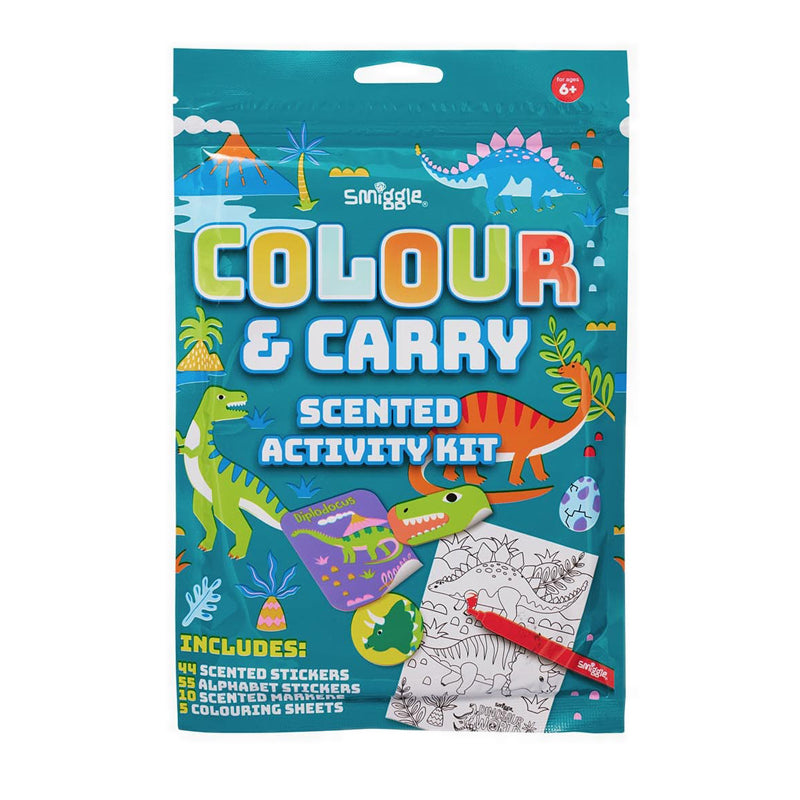 Smiggle Mini Colour & Carry Scented Activity Kit - IGL477795DNO