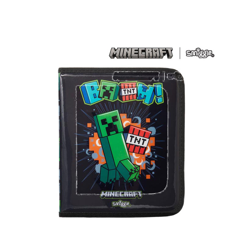Smiggle Minecraft Zip It Stationery Gift Pack - IGL481951BLK