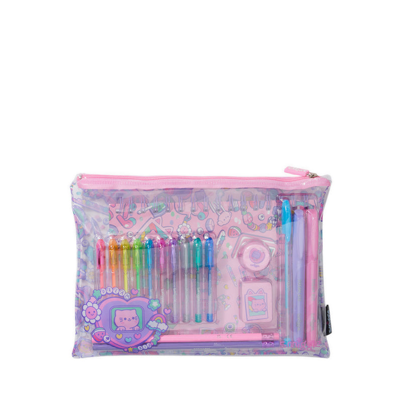 Smiggle Super Charge A5 Essentials Stationery Gift Pack IGL482280PNK