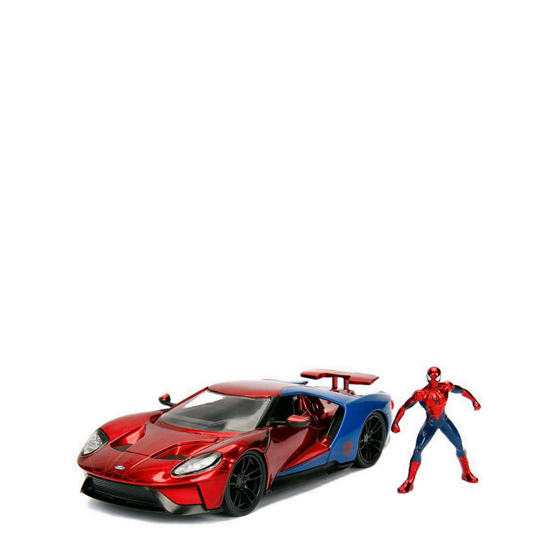 JADA 2017 FORD GT WITH SPIDERMAN FIGURE - JAD99725