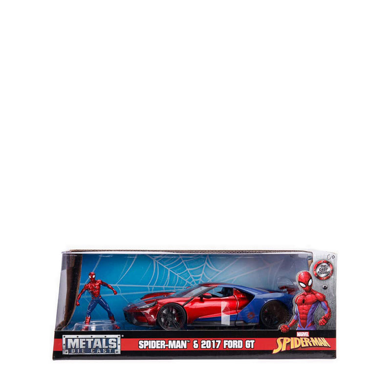 JADA 2017 FORD GT WITH SPIDERMAN FIGURE - JAD99725