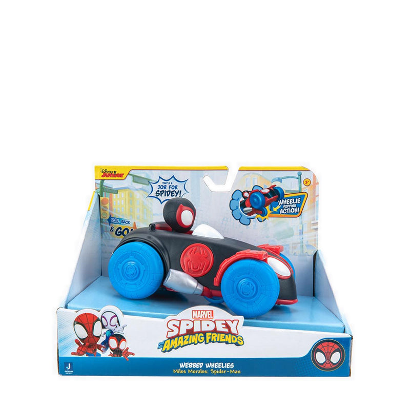 Jazwares Spidey Spidey and Friends Feature Vehicle Pullback Wheelies in Assortment - JWS0014