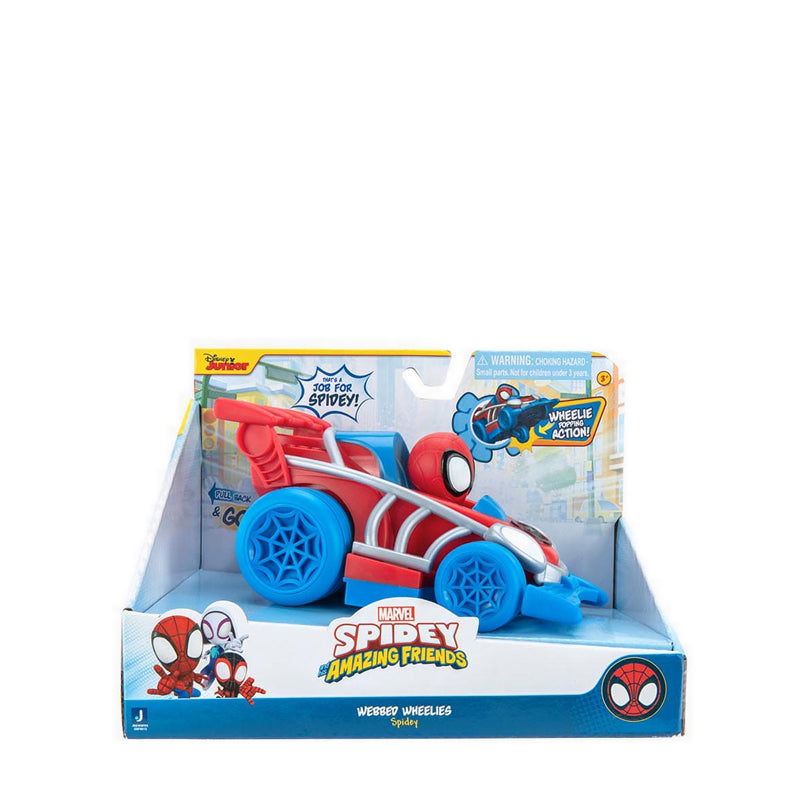 Jazwares Spidey Spidey and Friends Feature Vehicle Pullback Wheelies in Assortment - JWS0014
