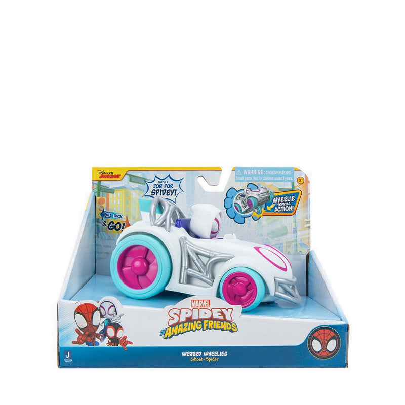 Jazwares Spidey Spidey and Friends Feature Vehicle Pullback Wheelies in Assortment - JWS0014