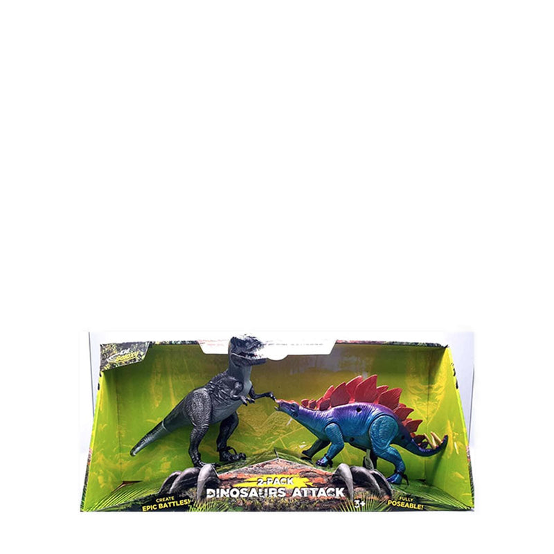 Kid Galaxy 2 Pack Fig Metalic Stegosaurus - KGX20501