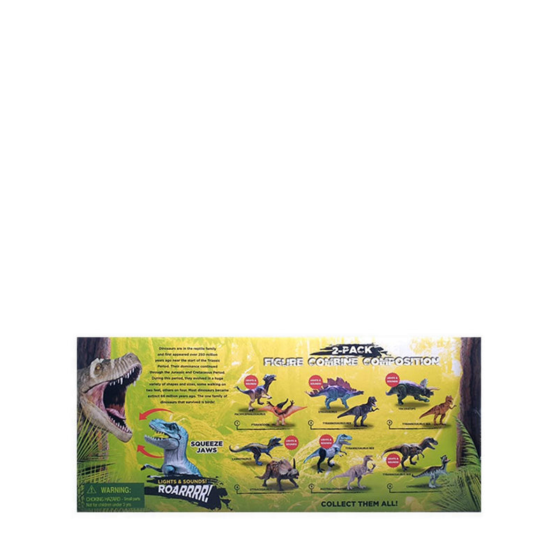 Kid Galaxy 2 Pack Fig Metalic Stegosaurus - KGX20501