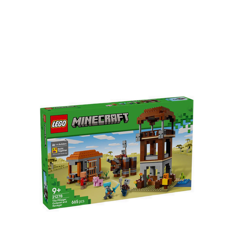 LEGO® Minecraft The Pillager Outpost and Ravager 21278 – Kidzstation