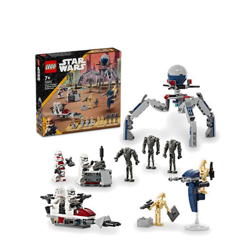 LEGO® Star Wars™ Clone Trooper™ & Battle Droid™ Battle Pack - 75372