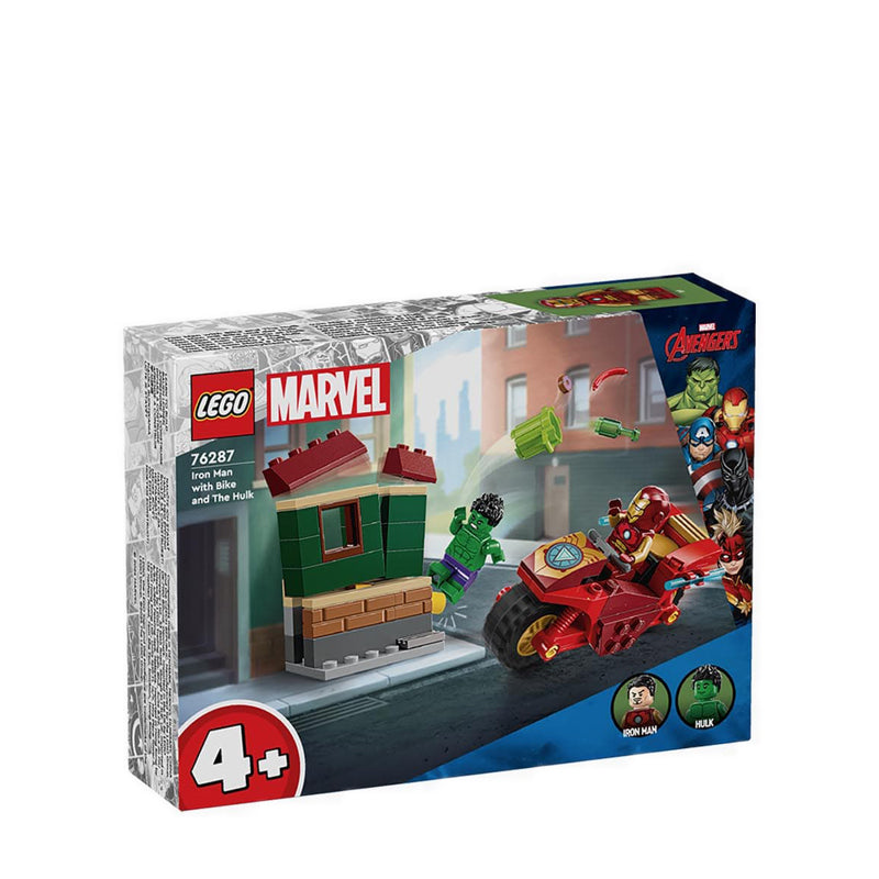 LEGO® Iron Man with Bike and The Hulk