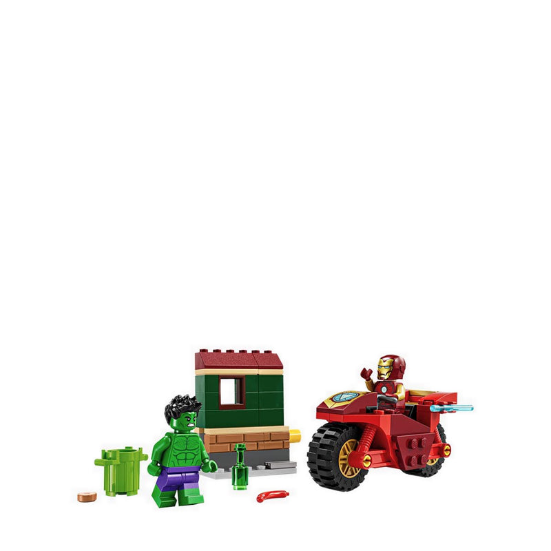 LEGO® Iron Man with Bike and The Hulk