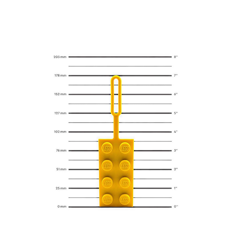 LEGO® Bag Tag 2x4 Yellow - 53657