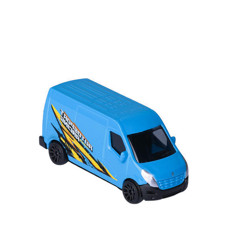 MAJORETTE STREET CARS RENAULT MASTER AUTOSPORT RACING RIDE NOW