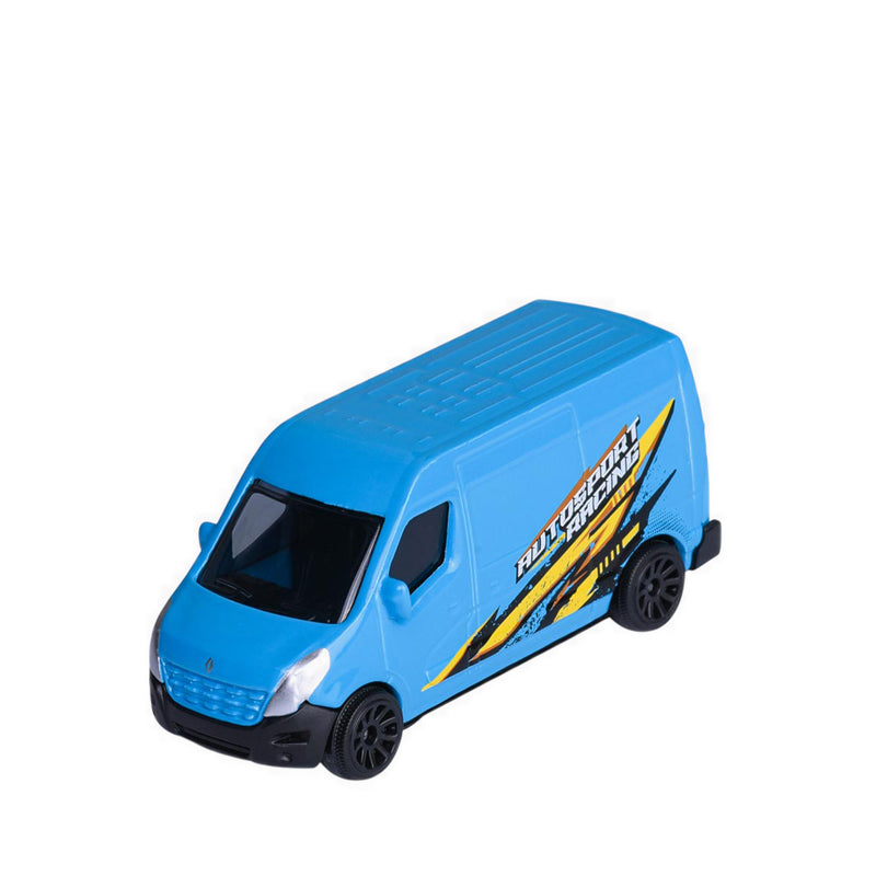 MAJORETTE STREET CARS RENAULT MASTER AUTOSPORT RACING RIDE NOW