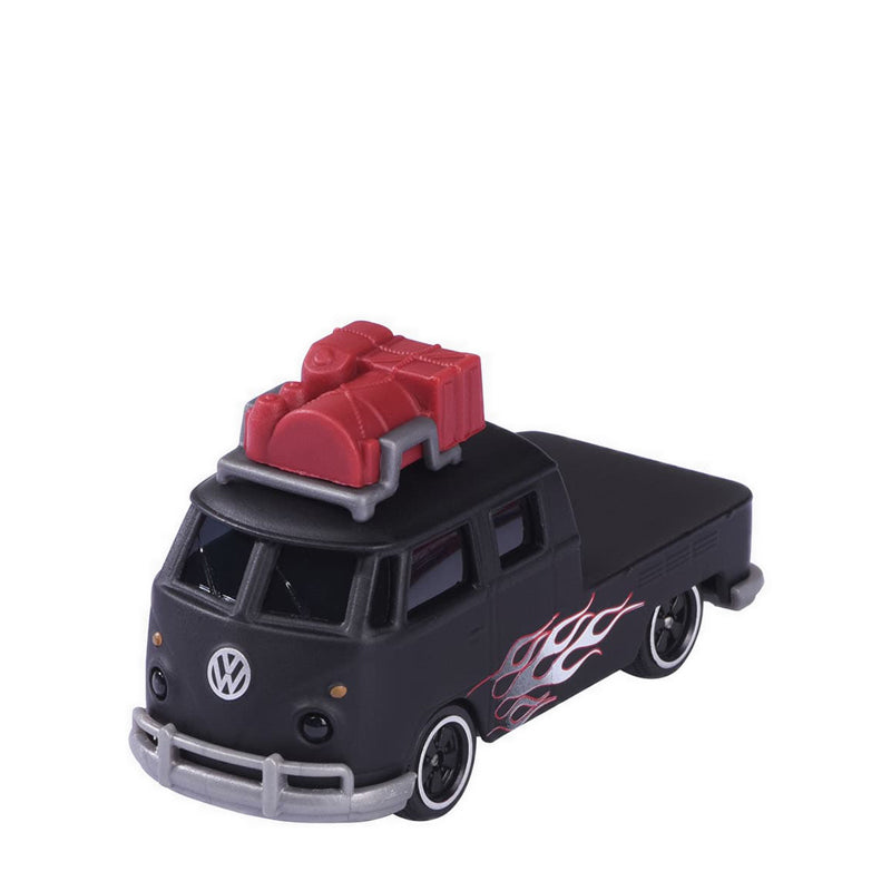 Majorette Vw T1 Pick Up Flame Deco W/ Luggage - MAJ120243F010